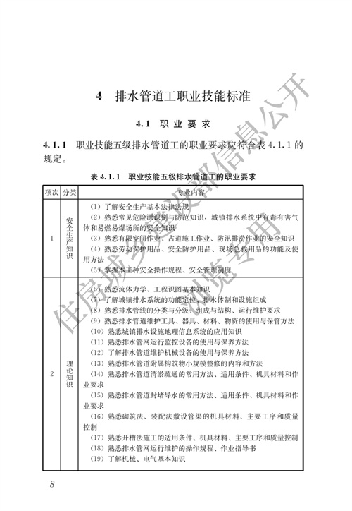 住建部：城镇排水行业职业技能标准(图15)